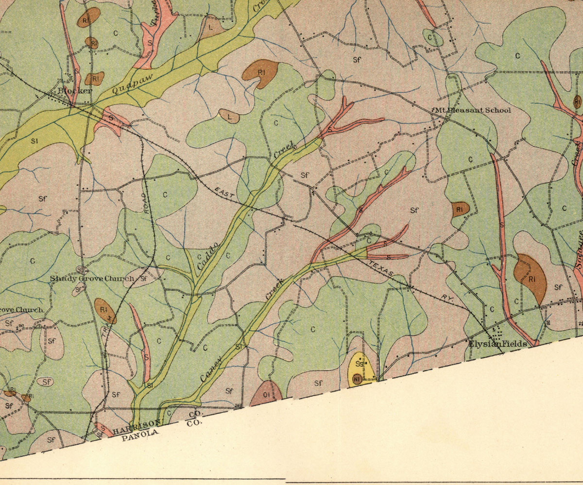 harrison county texas map waterman lumber supply company tex map showing tram near blocker in southern harrison harrison county texas map waterman lumber supply company tex map showing tram near blocker in southern harrison